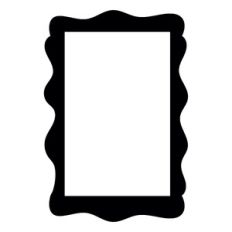 wavy frame