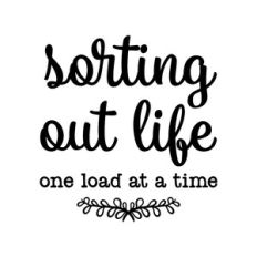 sorting out life one load at a time