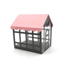 House Slide Box with acetate