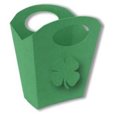 st. patrick's day handled treat bag