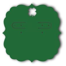 st. patrick's day earring card 11