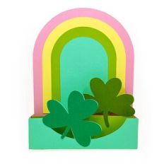 Rainbow and Shamrocks Box Card