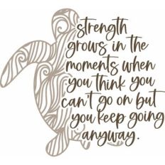 Strength grows