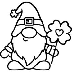 Gnome With Shamrock