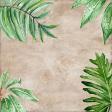 Tropical Leaves Wallpaper Backgound