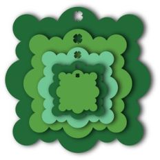 nested st. patrick's day tags
