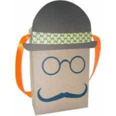 vintage gentleman gift bag
