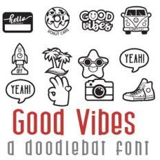 Good Vibes Doodlebat Font