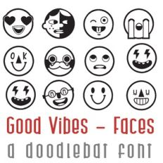 Good Vibes - Faces Doodlebat Font