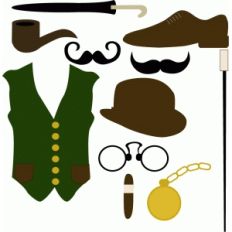 vintage gentleman set