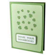 Shake your Shamrocks Stencil Card