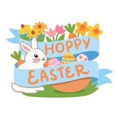 Hoppy Easter Banner