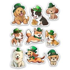 St Patrick's Day Dogs and Puppies