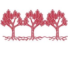 Tree of Life Repeating Border