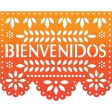 Papel Picado Bienvenidos