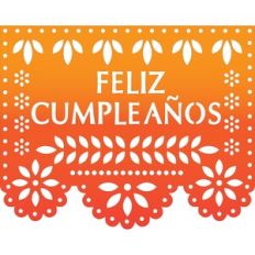 Papel Picado Feliz Cumpleanos