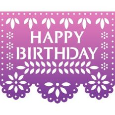 Papel Picado Happy Birthday
