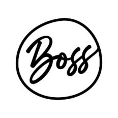 Boss badge round design