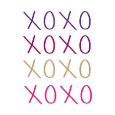 XOXO Hugs and Kisses