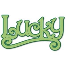 Lucky Lrg Flourished Word