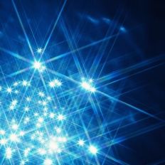 Blue Sparkle Celebration background