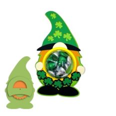 St. Patrick's Day Gnome Dome Candy Holder Dial Back