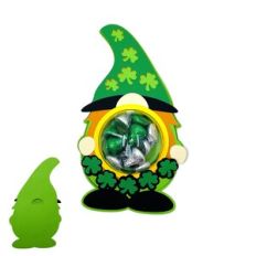 St. Patrick's Day Gnome Dome Candy Holder Pull Tab