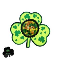 Shamrock Dome Candy Holder Dial Back