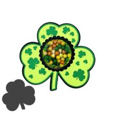 Shamrock Dome Candy Holder Pull Tab