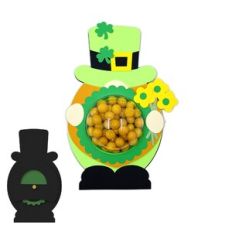 Leprechaun Dome Candy Holder with Dial Back