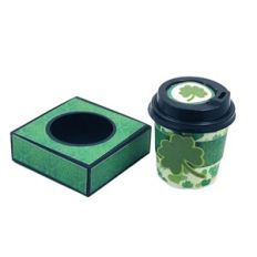 Shamrock Coffee Tote and Sleeve