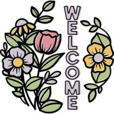 Spring Floral Wreath