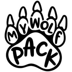 My Wolf Pack Paw Print