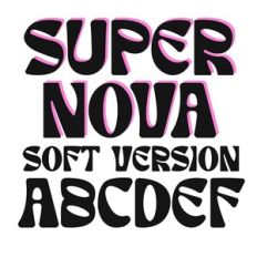 BFC Supernova Soft Modern Retro Font