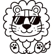 Lion With Sunglasses