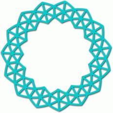 abstract circle frame