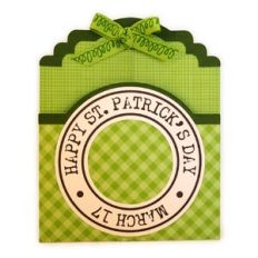 Envelope Sleeve Happy St Patricks Day Ring
