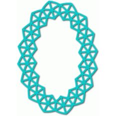 abstract oval frame