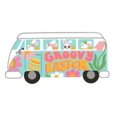 Groovy Easter Bunny Van