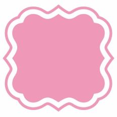 Layered Framed Fancy Label Shape