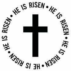 He Is Risen Cross Word Circle