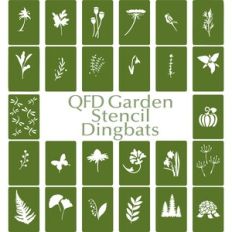 QFD Garden Stencil Dingbat Font