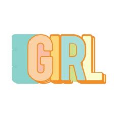 GIRL MINI ALBUM - HOLE FOR 2 DISCS