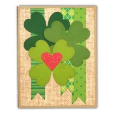 Card A2 Shamrocks and Flags