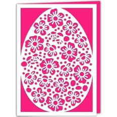Apple Blossom Easter Egg Card