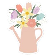 Watering Can With Flowers