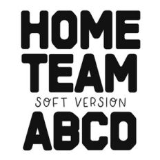BFC Home Team Soft Sporty Baseball Font