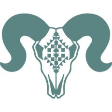 ram skull geometric