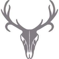 deer skull silhouette