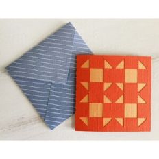 quilt block card and envelope
